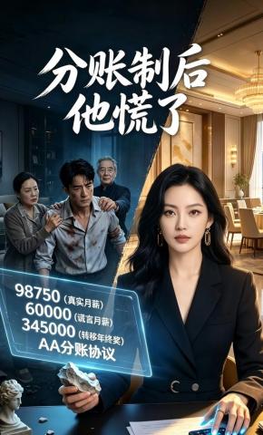 短剧《分账制后，他慌了》海报