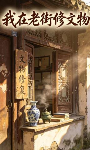 短剧《我在老街修文物》海报