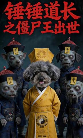 短剧《锤锤道长之僵尸王出世》海报
