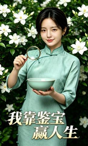 短剧《我靠鉴宝赢人生》海报