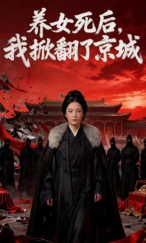 短剧《养女死后，我掀翻了京城》海报