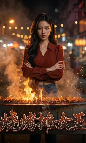 短剧《烧烤摊女王》海报