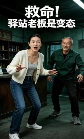 短剧《救命！驿站老板是变态》海报