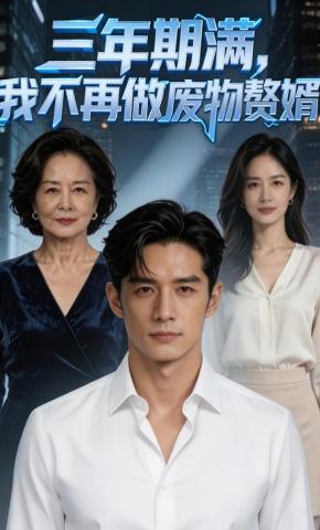 短剧《三年期满，我不再做废物赘婿》海报