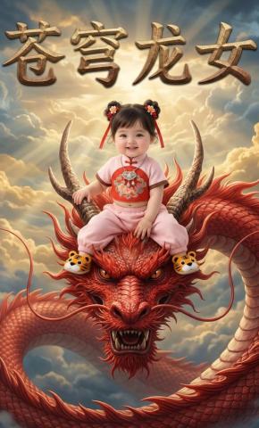 短剧《苍穹龙女》海报