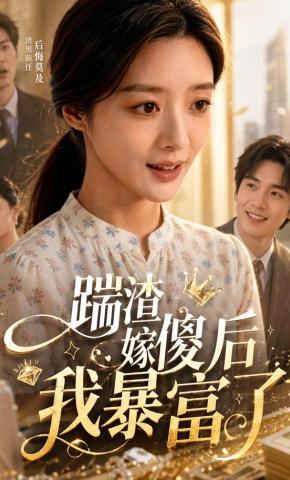 短剧《踹渣嫁傻后我暴富了》海报