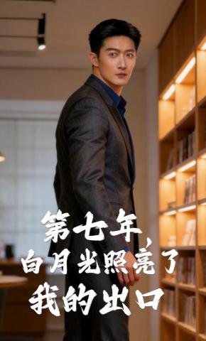 短剧《第七年，白月光照亮了我的出口》海报