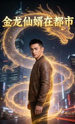 短剧《金龙仙婿在都市》海报