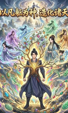 短剧《以凡躯为种，造化诸天》海报