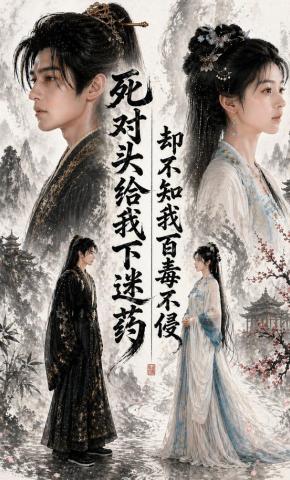 短剧《死对头给我下迷药，却不知我百毒不侵》海报