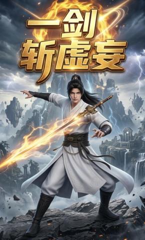 短剧《一剑斩虚妄》海报