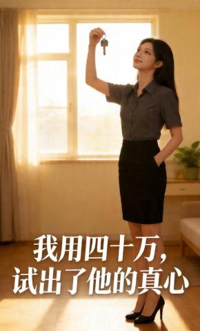短剧《我用四十万，试出了他的真心》海报