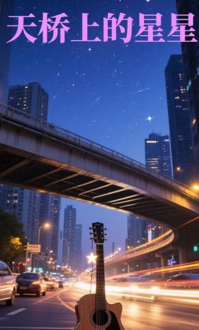 短剧《天桥上的星星》海报