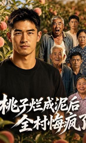 短剧《桃子烂成泥后，全村悔疯了》海报