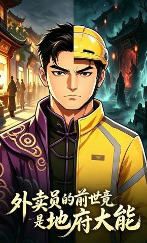 短剧《外卖员的前世竟是地府大能》海报