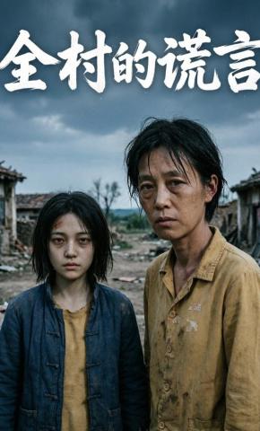 短剧《全村的谎言》海报