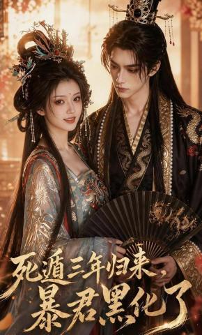短剧《死遁三年归来，暴君黑化了》海报