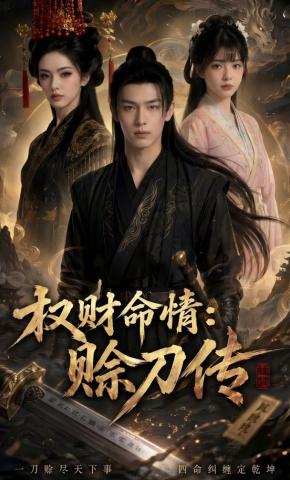 短剧《权财命情：赊刀传》海报
