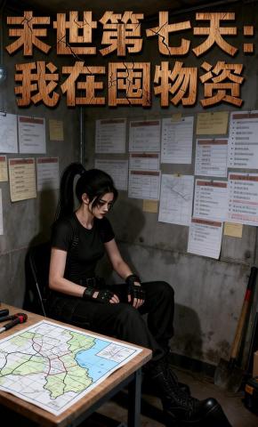 短剧《末世第七天：我在囤物资》海报