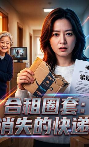 短剧《合租圈套：消失的快递》海报