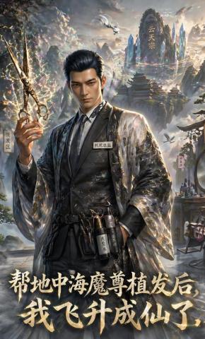 短剧《帮地中海魔尊植发后，我飞升成仙了》海报