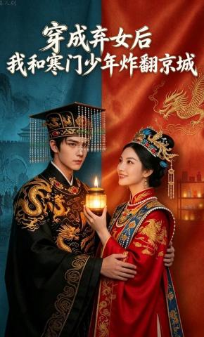 短剧《穿成弃女后我和寒门少年炸翻京城》海报