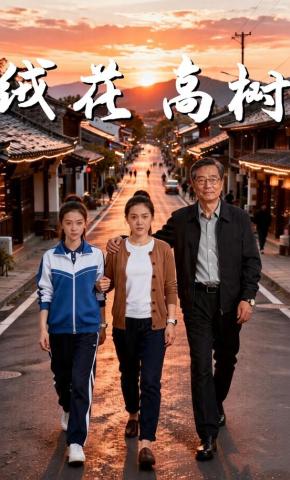 短剧《绒花高树》海报