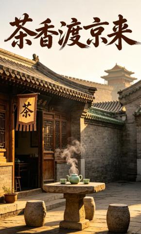 短剧《茶香渡京来》海报