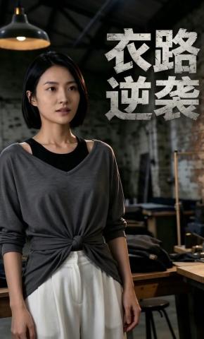 短剧《衣路逆袭》海报