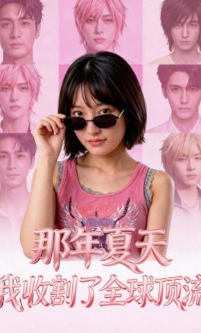 短剧《那年夏天，我收割了全球顶流》海报