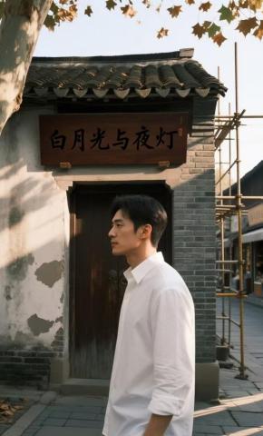 短剧《白月光与夜灯》海报