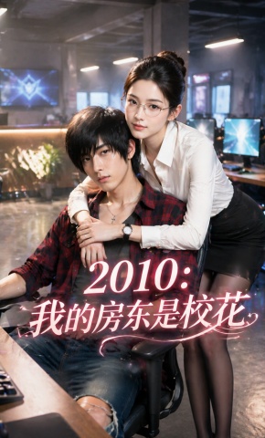 短剧《2010：我的房东是校花》海报