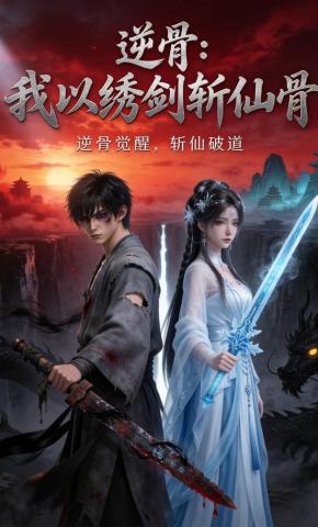 短剧《逆骨：我以绣剑斩仙骨》海报
