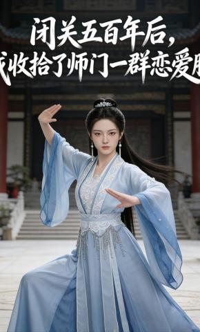 短剧《闭关五百年后，我收拾了师门一群恋爱脑》海报