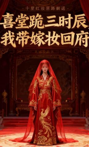 短剧《喜堂跪三时辰，我带嫁妆回府》海报