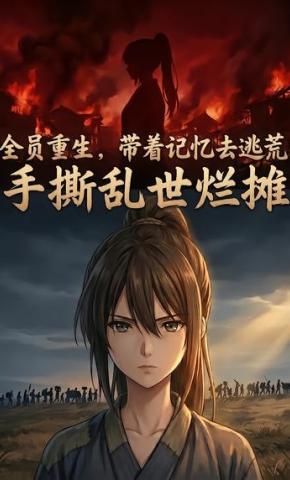 短剧《全员重生，带着记忆去逃荒：手撕乱世烂摊》海报
