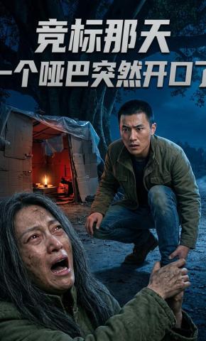 短剧《竞标那天，一个哑巴突然开口了》海报