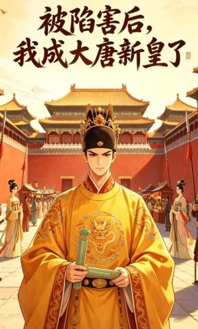短剧《被陷害后，我成大唐新皇了》海报