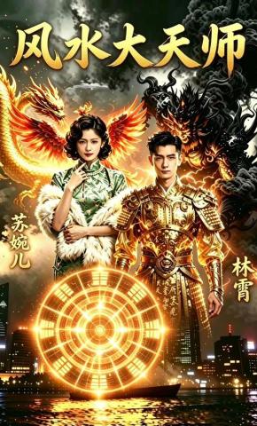 短剧《风水大天师》海报