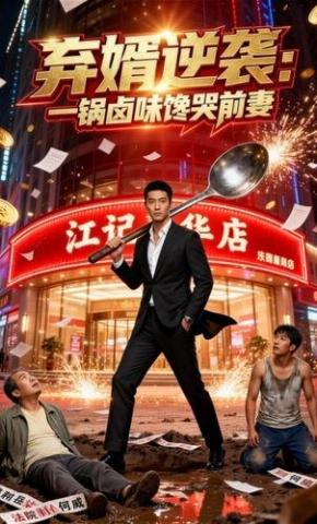 短剧《弃婿逆袭：一锅卤味馋哭前妻》海报