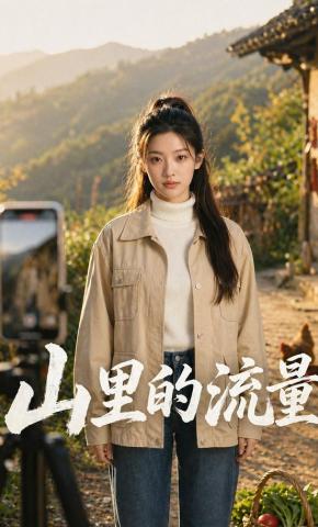 短剧《山里的流量》海报