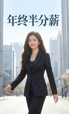 短剧《年终半分薪》海报