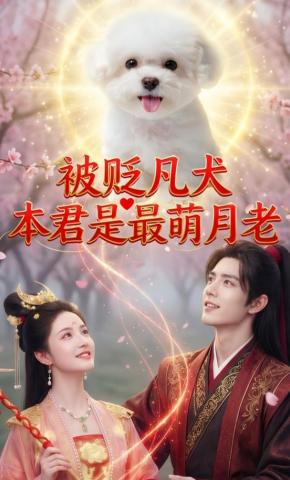 短剧《被贬凡犬，本君是最萌月老》海报