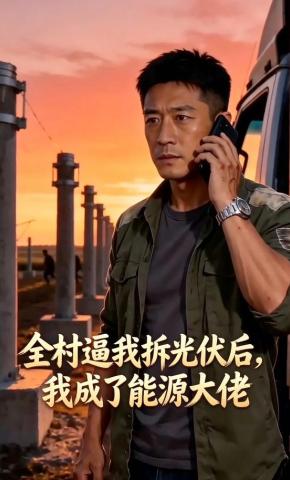 短剧《全村逼我拆光伏后，我成了能源大佬》海报