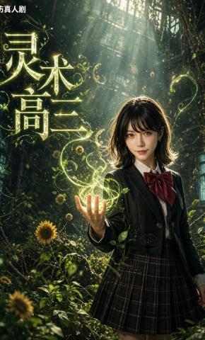 短剧《灵术高三》海报