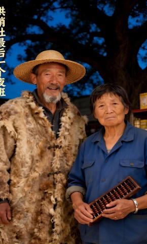 短剧《供销社最后一个夜班》海报