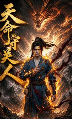 短剧《天命守关人》海报