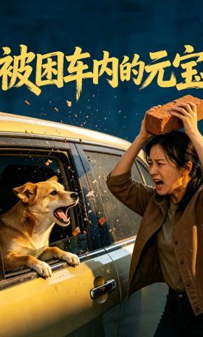 短剧《被困车内的元宝》海报
