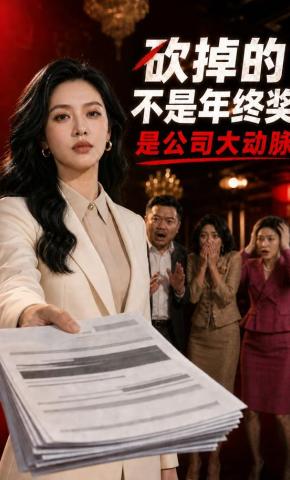 短剧《砍掉的不是年终奖，是公司大动脉》海报