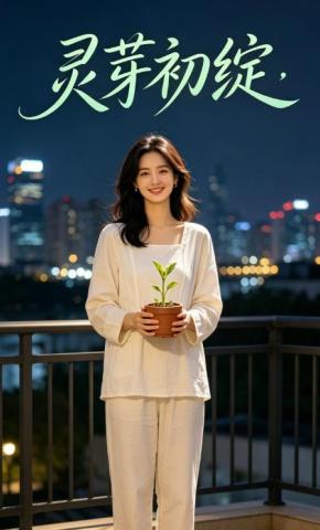 短剧《灵芽初绽》海报